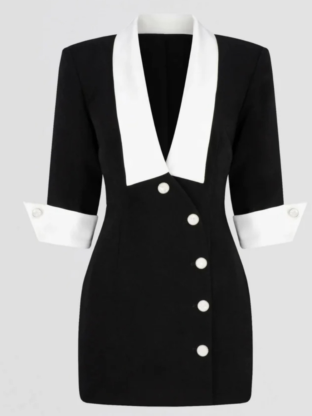 ATOIR The Fallon Dress in Black & Ivory